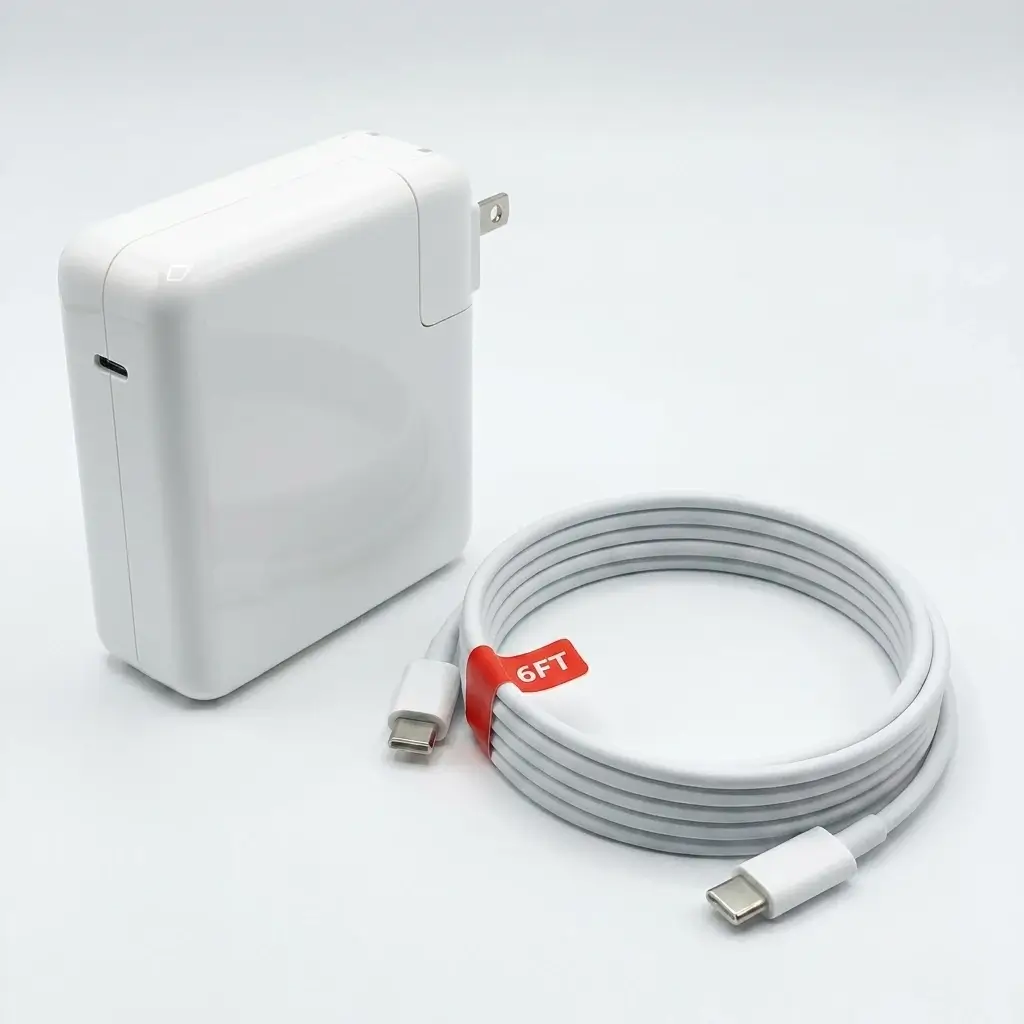 SCCVEE 140W USB C MacBook Pro charger with 6.6ft cable